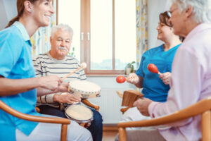 Art and Music Therapy for the Elderly