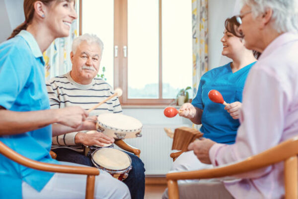 Art and Music Therapy for the Elderly