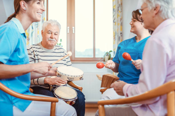 Art and Music Therapy for the Elderly